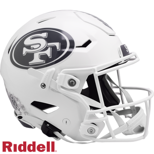 San Francisco 49ers Helmet Riddell Authentic Full Size SpeedFlex Style Salute To Service 2024 - Riddell