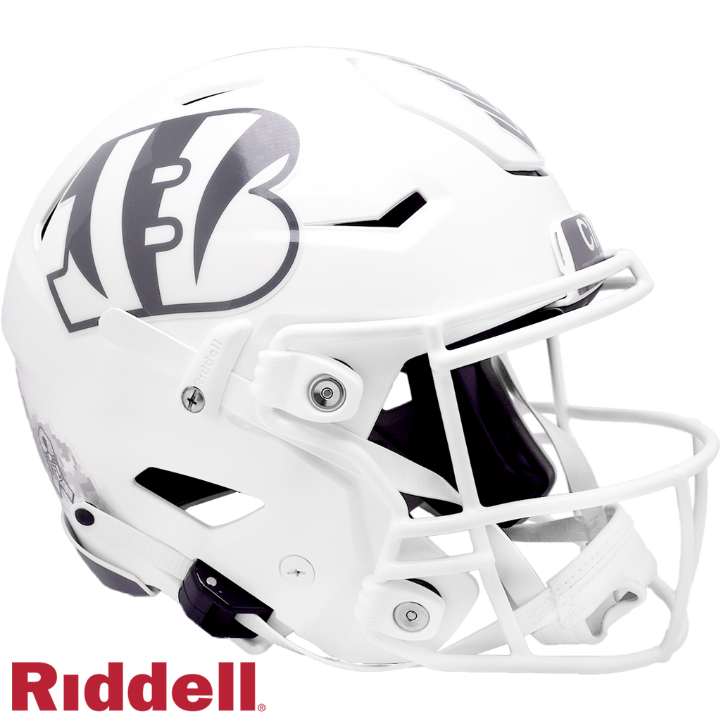Cincinnati Bengals Helmet Riddell Authentic Full Size SpeedFlex Style Salute To Service 2024 - Riddell