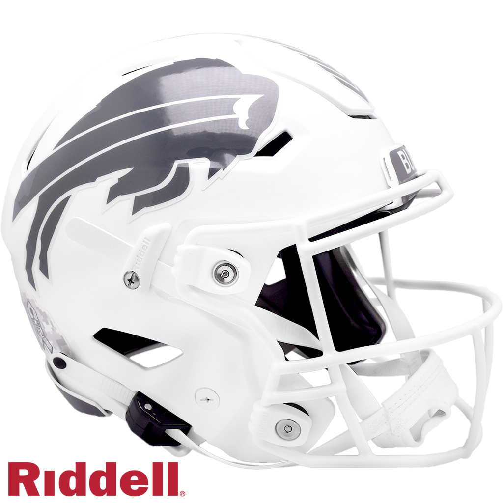 Buffalo Bills Helmet Riddell Authentic Full Size SpeedFlex Style Salute To Service 2024 - Riddell
