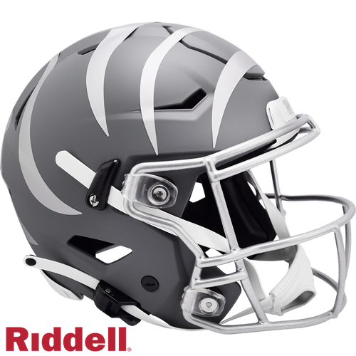 Cincinnati Bengals Helmet Riddell Authentic Full Size SpeedFlex Style Slate Alternate - Riddell
