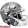 New York Jets Helmet Riddell Authentic Full Size SpeedFlex Style Slate Alternate - Riddell