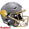 Minnesota Vikings Helmet Riddell Authentic Full Size SpeedFlex Style Slate Alternate - Riddell