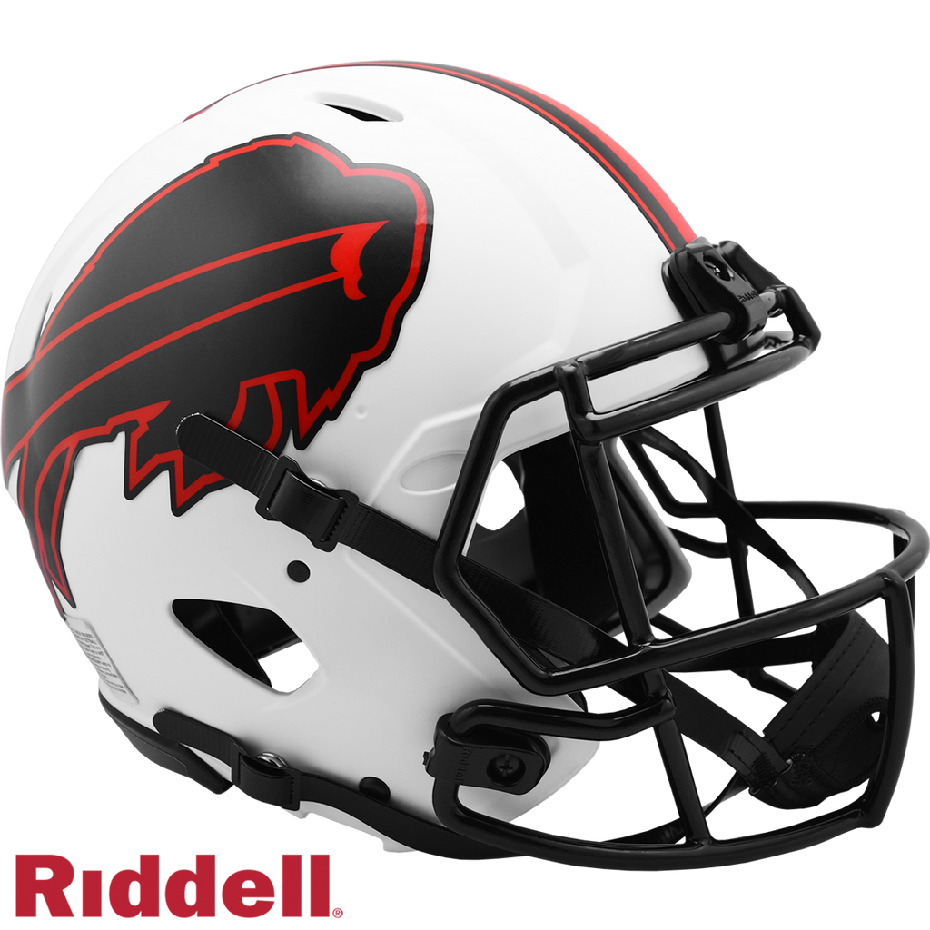Buffalo Bills Helmet Riddell Authentic Full Size Speed Style Lunar Eclipse Alternate - Riddell