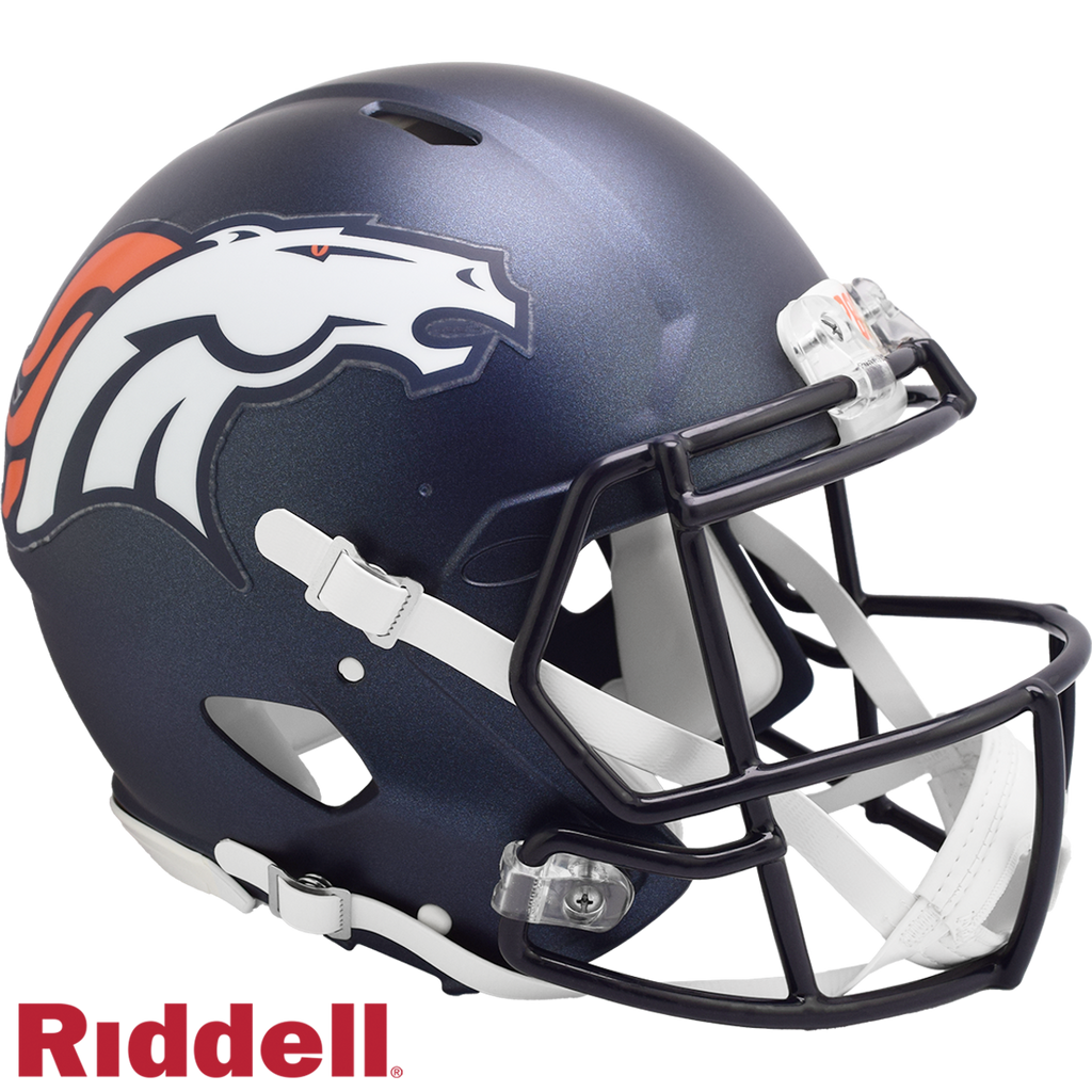 Denver Broncos Helmet Riddell Authentic Full Size Speed Style 2024 - Riddell