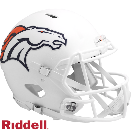 Denver Broncos Helmet Riddell Authentic Full Size Speed Style On-Field Alternate 2024 - Riddell