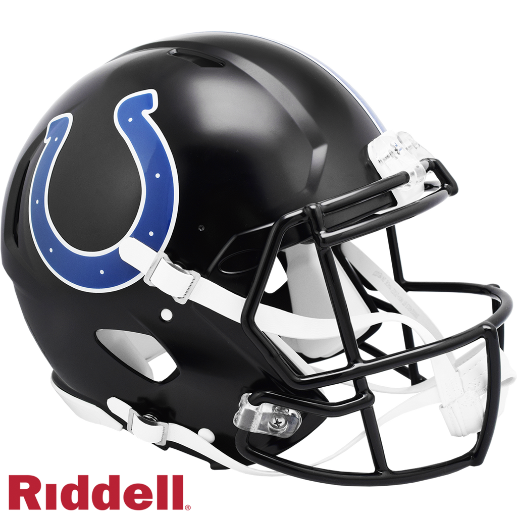 Indianapolis Colts Helmet Riddell Authentic Full Size Speed Style On-Field Alternate 2023 Indiana Nights - Special Order - Riddell