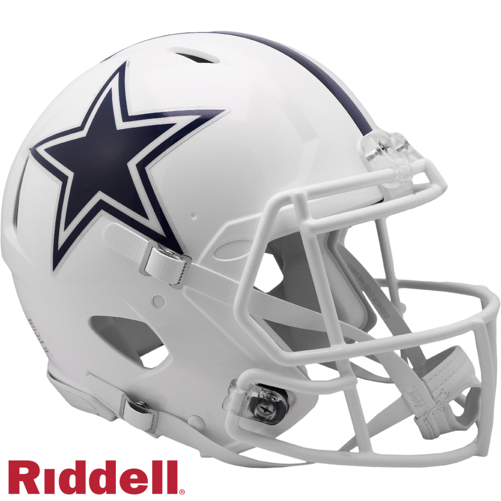 Dallas Cowboys Helmet Riddell Authentic Full Size Speed Style On-Field Alternate - Riddell