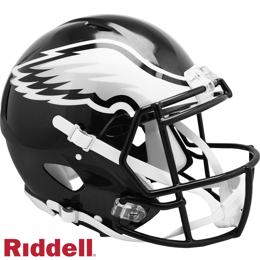 Philadelphia Eagles Helmet Riddell Authentic Full Size Speed Style On-Field Alternate - Riddell