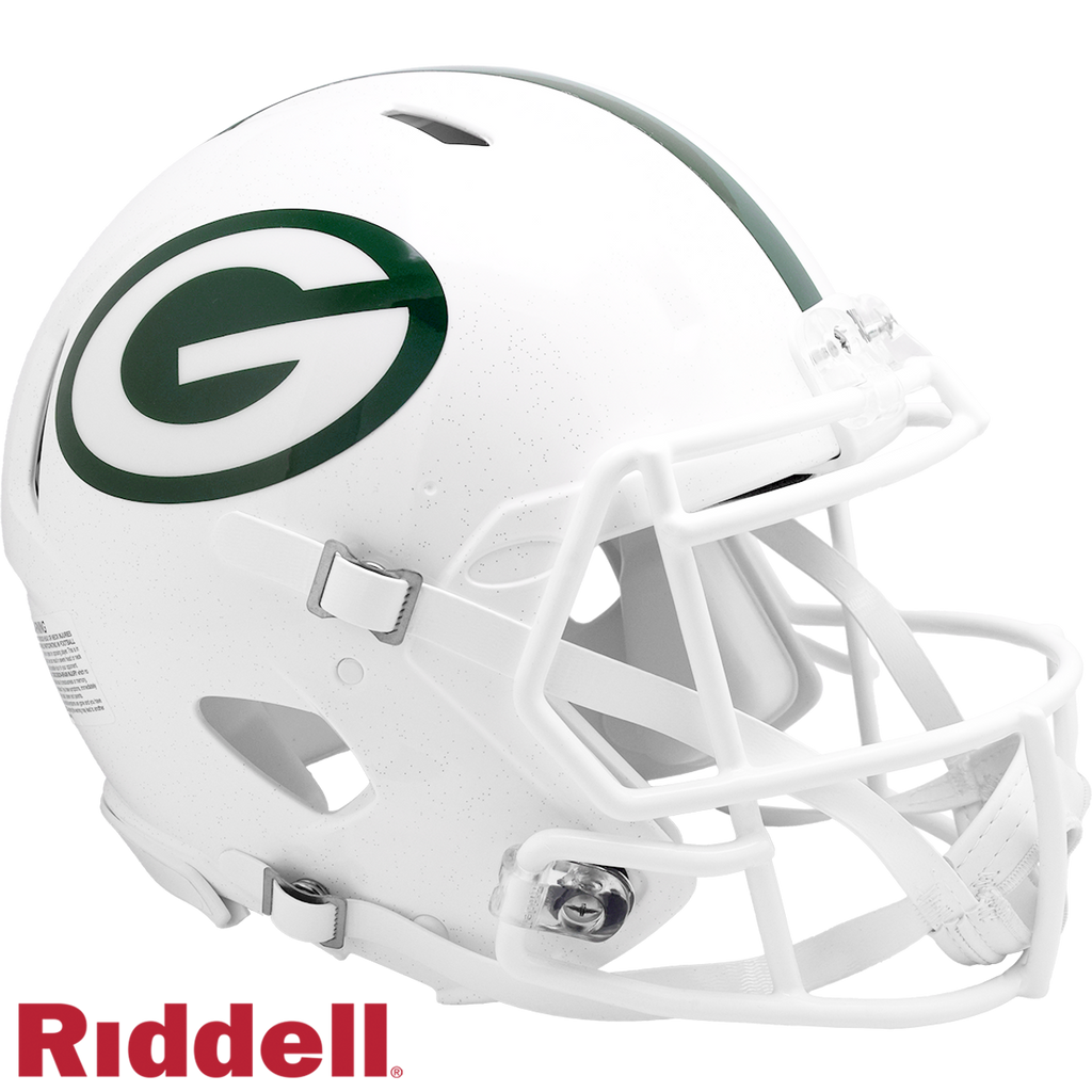 Green Bay Packers Helmet Riddell Authentic Full Size Speed Style On-Field Alternate 2024 - Special Order - Riddell
