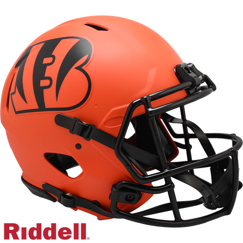Cincinnati Bengals Helmet Riddell Authentic Full Size Speed Style Rave Alternate - Riddell
