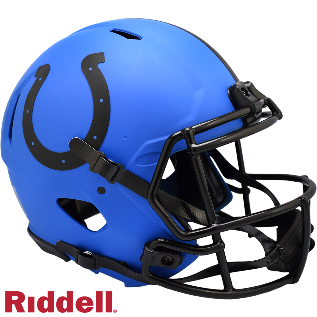 Indianapolis Colts Helmet Riddell Authentic Full Size Speed Style Rave Alternate - Riddell