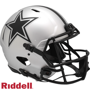Dallas Cowboys Helmet Riddell Authentic Full Size Speed Style Rave Alternate - Riddell