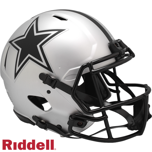 Dallas Cowboys Helmet Riddell Authentic Full Size Speed Style Rave Alternate - Riddell