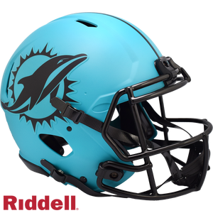 Miami Dolphins Helmet Riddell Authentic Full Size Speed Style Rave Alternate - Riddell