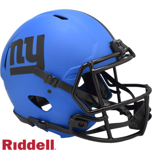 New York Giants Helmet Riddell Authentic Full Size Speed Style Rave Alternate - Riddell