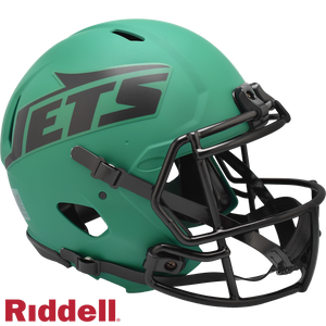 New York Jets Helmet Riddell Authentic Full Size Speed Style Rave Alternate - Riddell