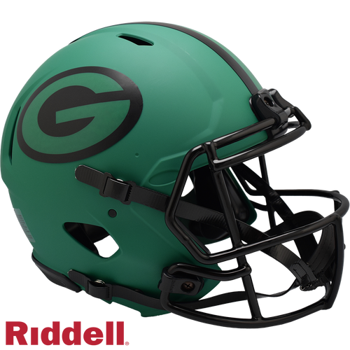 Green Bay Packers Helmet Riddell Authentic Full Size Speed Style Rave Alternate - Riddell