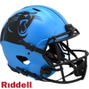 Carolina Panthers Helmet Riddell Authentic Full Size Speed Style Rave Alternate - Riddell