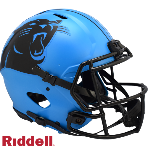 Carolina Panthers Helmet Riddell Authentic Full Size Speed Style Rave Alternate - Riddell