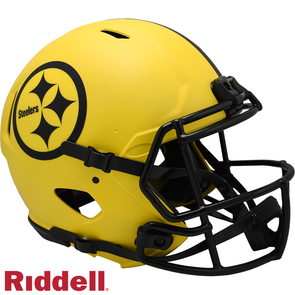 Pittsburgh Steelers Helmet Riddell Authentic Full Size Speed Style Rave Alternate - Riddell