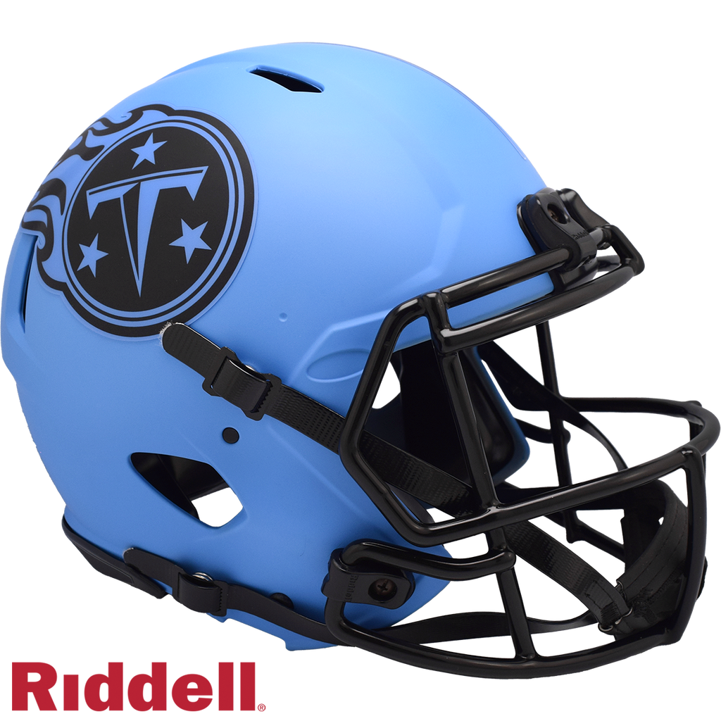 Tennessee Titans Helmet Riddell Authentic Full Size Speed Style Rave Alternate - 9