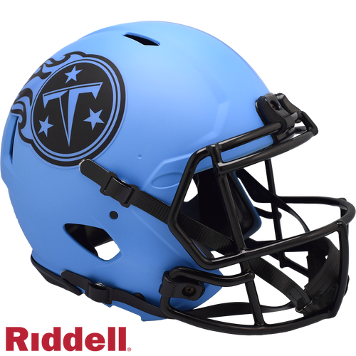 Tennessee Titans Helmet Riddell Authentic Full Size Speed Style Rave Alternate - 9