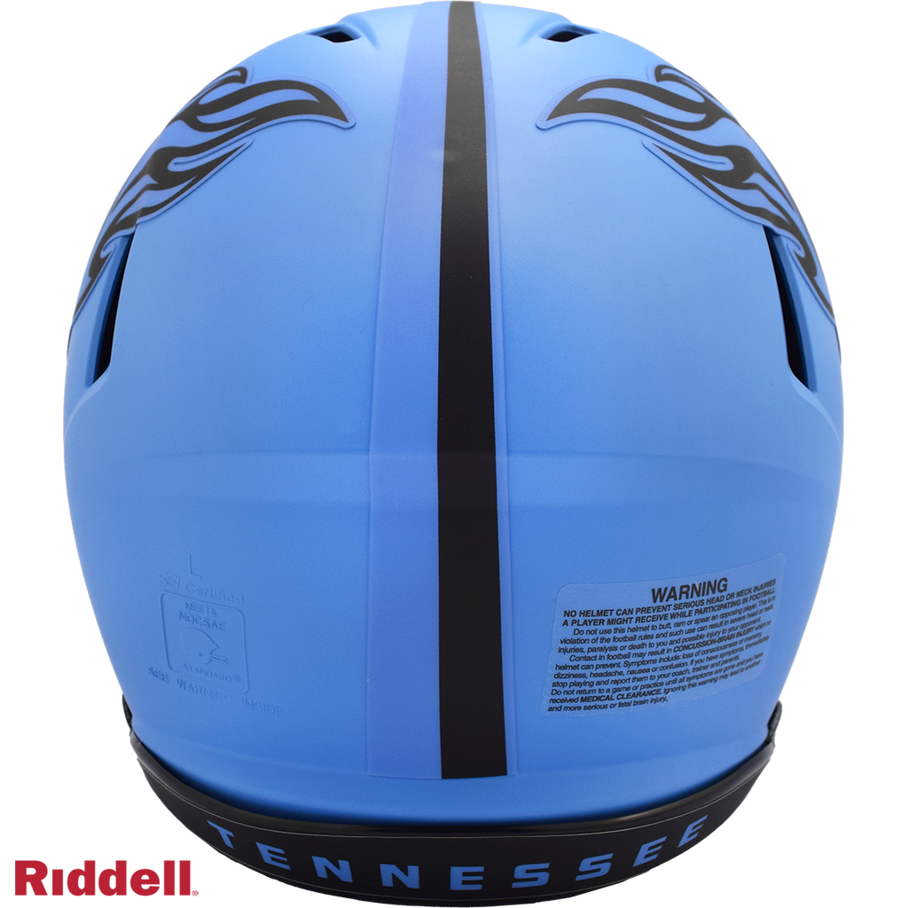 Tennessee Titans Helmet Riddell Authentic Full Size Speed Style Rave Alternate - 9