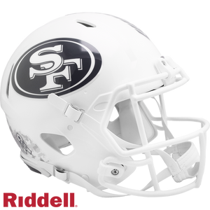 San Francisco 49ers Helmet Riddell Authentic Full Size Speed Style Salute To Service 2024 - Riddell