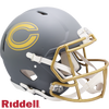 Chicago Bears Helmet Riddell Authentic Full Size Speed Style Slate Alternate - Riddell