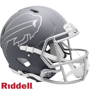Buffalo Bills Helmet Riddell Authentic Full Size Speed Style Slate Alternate - Riddell