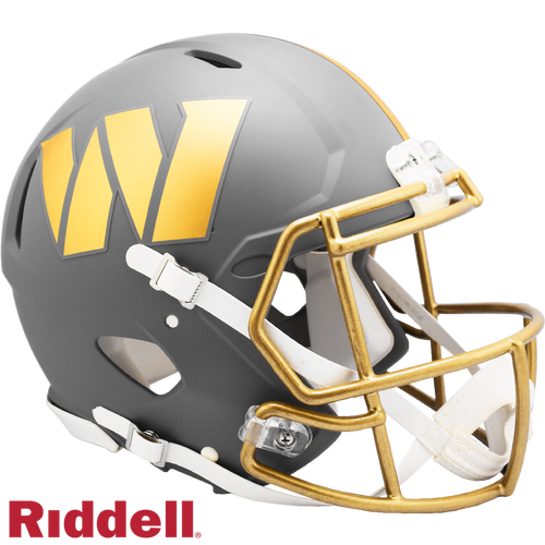 Washington Commanders Helmet Riddell Authentic Full Size Speed Style Slate Alternate - Riddell