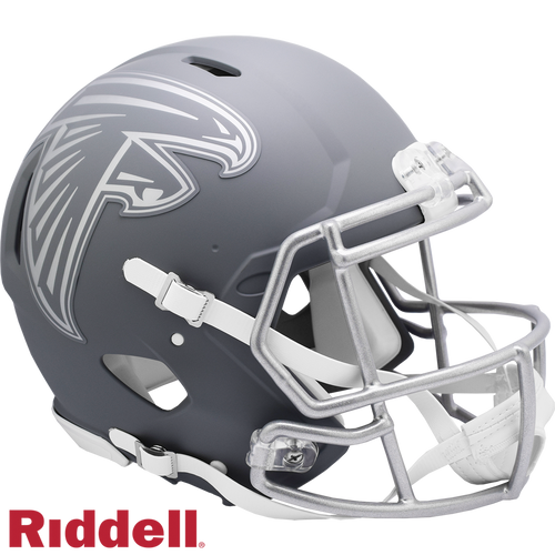 Atlanta Falcons Helmet Riddell Authentic Full Size Speed Style Slate Alternate - Riddell