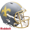 New Orleans Saints Helmet Riddell Authentic Full Size Speed Style Slate Alternate - Riddell