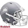 Seattle Seahawks Helmet Riddell Authentic Full Size Speed Style Slate Alternate - Riddell