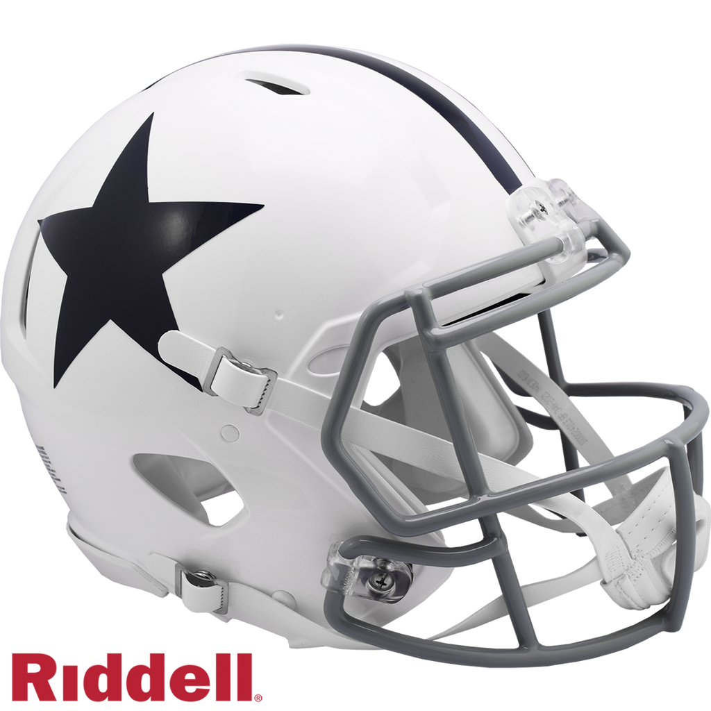 Dallas Cowboys Helmet Riddell Authentic Full Size Speed Style 1960-1963 T/B - Riddell