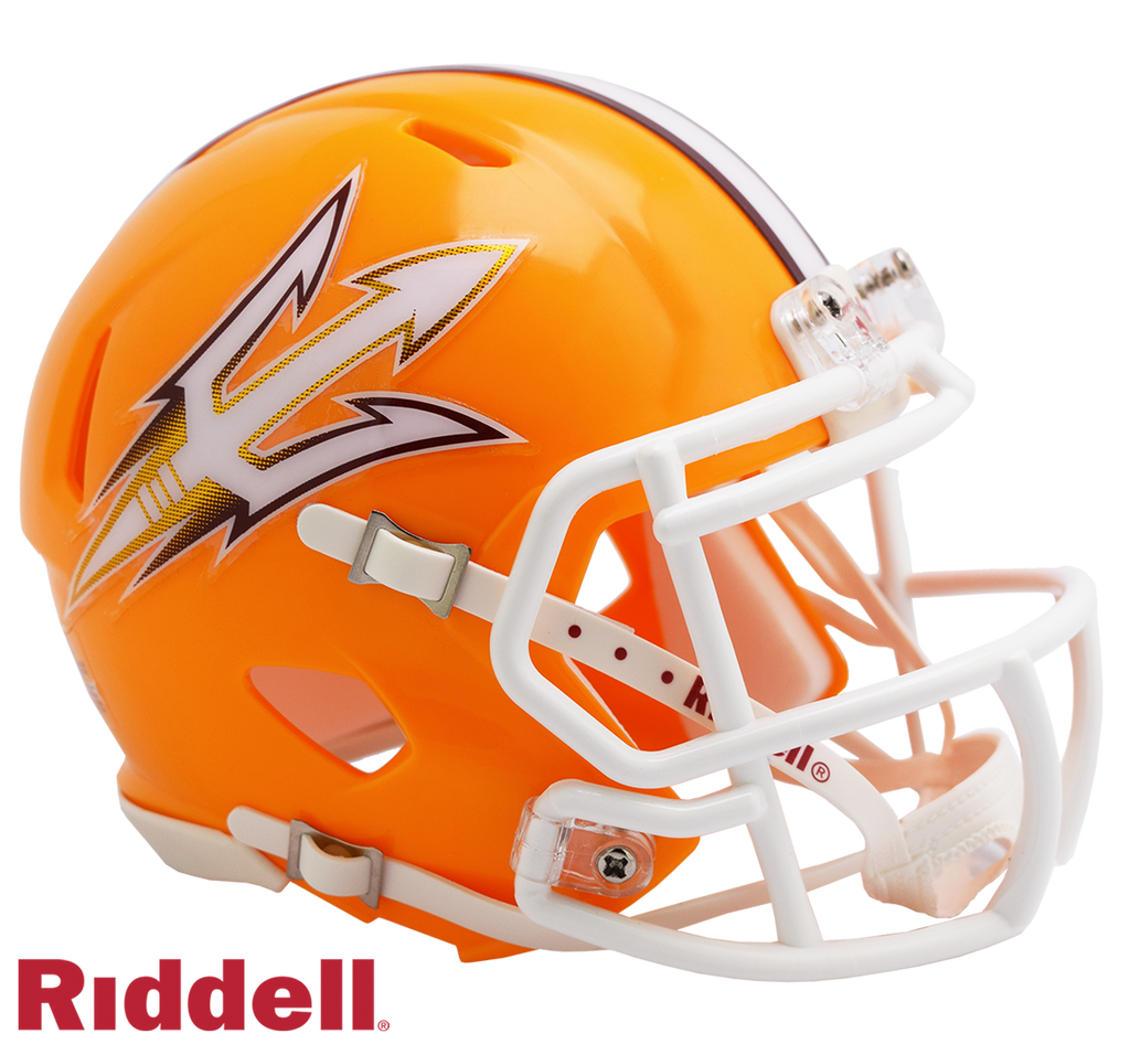 Arizona State Sun Devils Helmet Riddell Replica Mini Speed Style Gold 2024 - Riddell