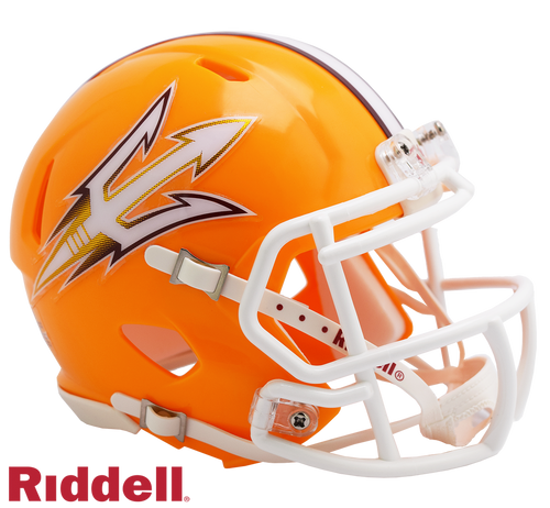 Arizona State Sun Devils Helmet Riddell Replica Mini Speed Style Gold 2024 - Riddell