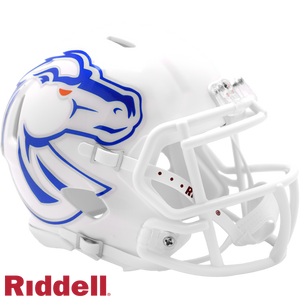 Boise State Broncos Helmet Riddell Replica Mini Speed Style White 2024 - Riddell