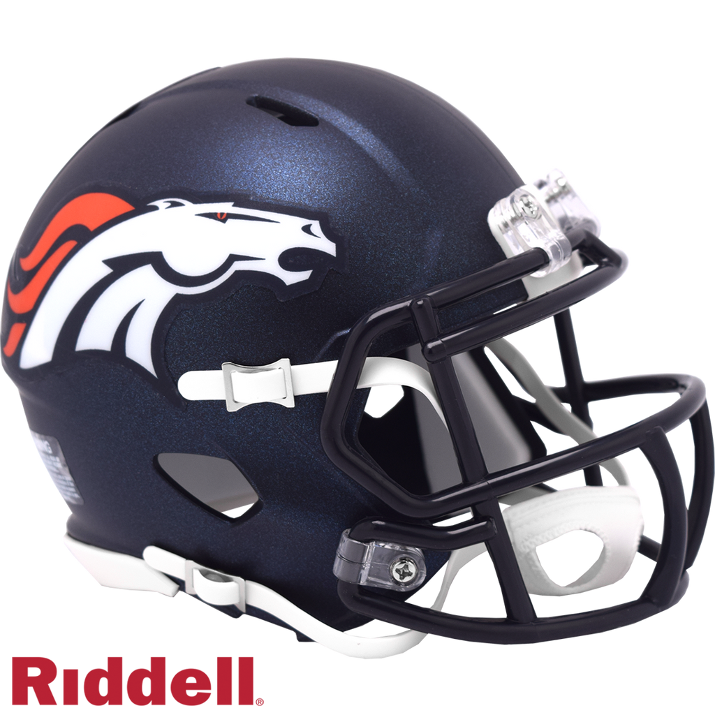 Denver Broncos Helmet Riddell Replica Mini Speed Style 2024 - Riddell