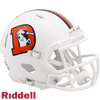 Denver Broncos Helmet Riddell Replica Mini Speed Style On-Field Alternate 2023 Snowcapped - Riddell