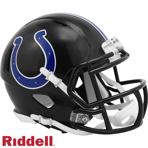 Indianapolis Colts Helmet Riddell Replica Mini Speed Style On-Field Alternate 2023 Indiana Nights - Riddell