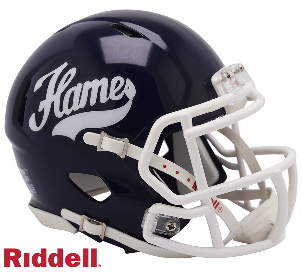 Liberty Flames Helmet Riddell Replica Mini Speed Style Flames Design - 9
