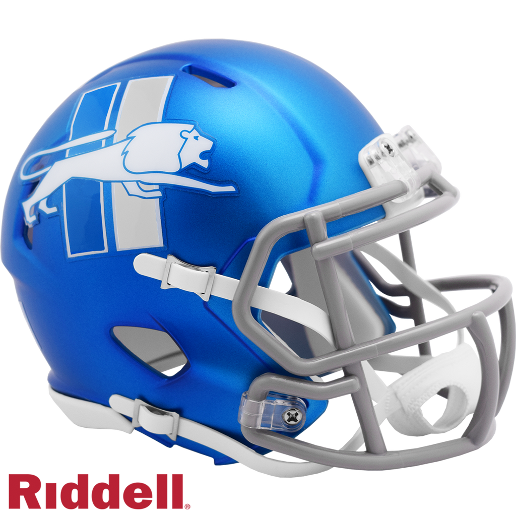 Detroit Lions Helmet Riddell Replica Mini Speed Style On-Field Alternate 2023 - Riddell