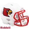 Louisville Cardinals Helmet Riddell Replica Mini Speed Style White - Riddell