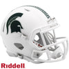 Michigan State Spartans Helmet Riddell Replica Mini Speed Style White - Riddell