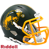 North Dakota State Bison Helmet Riddell Replica Mini Speed Style Harvest Design - 9