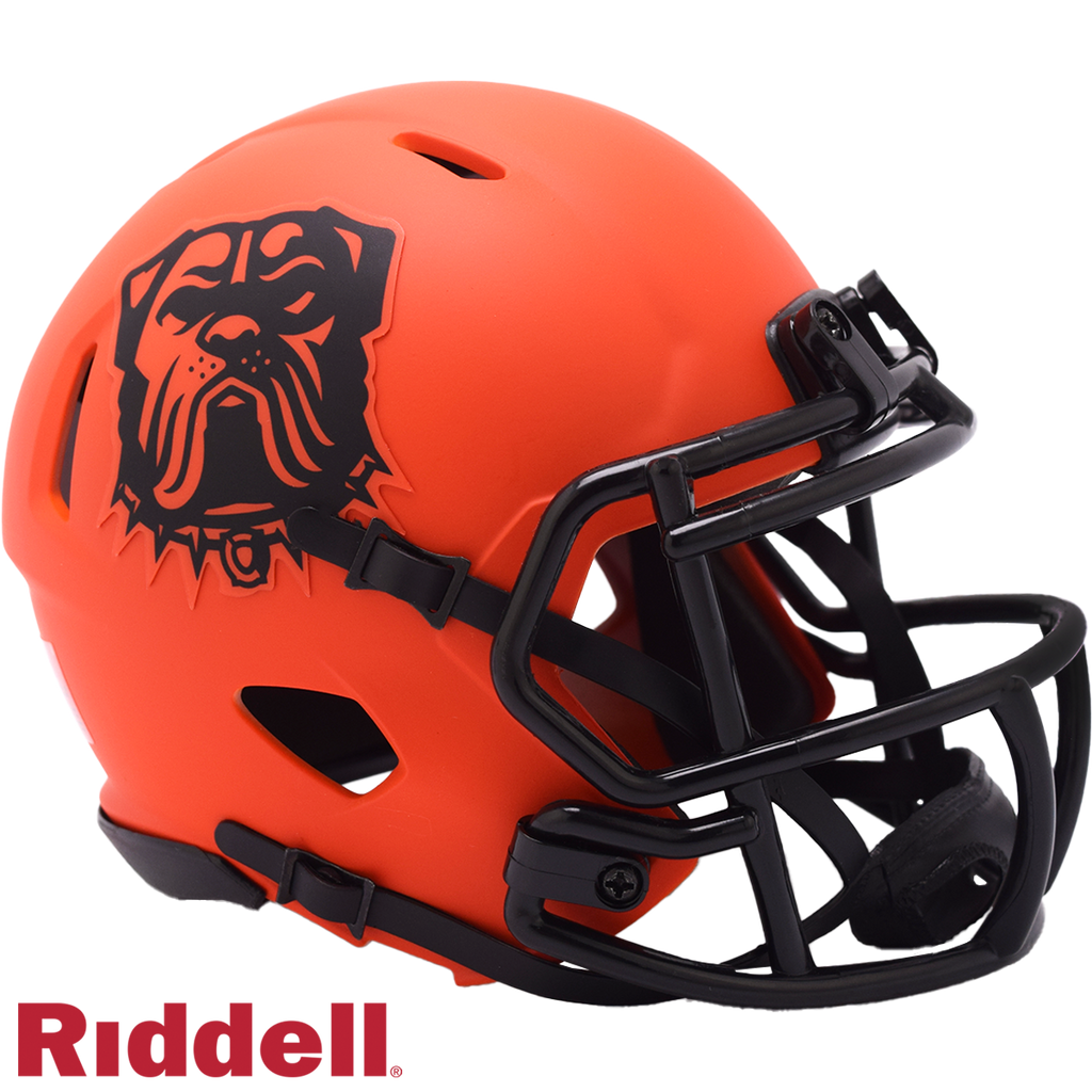 Cleveland Browns Helmet Riddell Replica Mini Speed Style Rave Alternate - Riddell