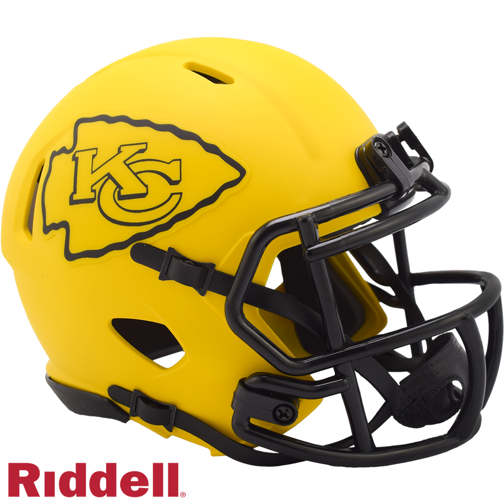 Kansas City Chiefs Helmet Riddell Replica Mini Speed Style Rave Alternate - Riddell