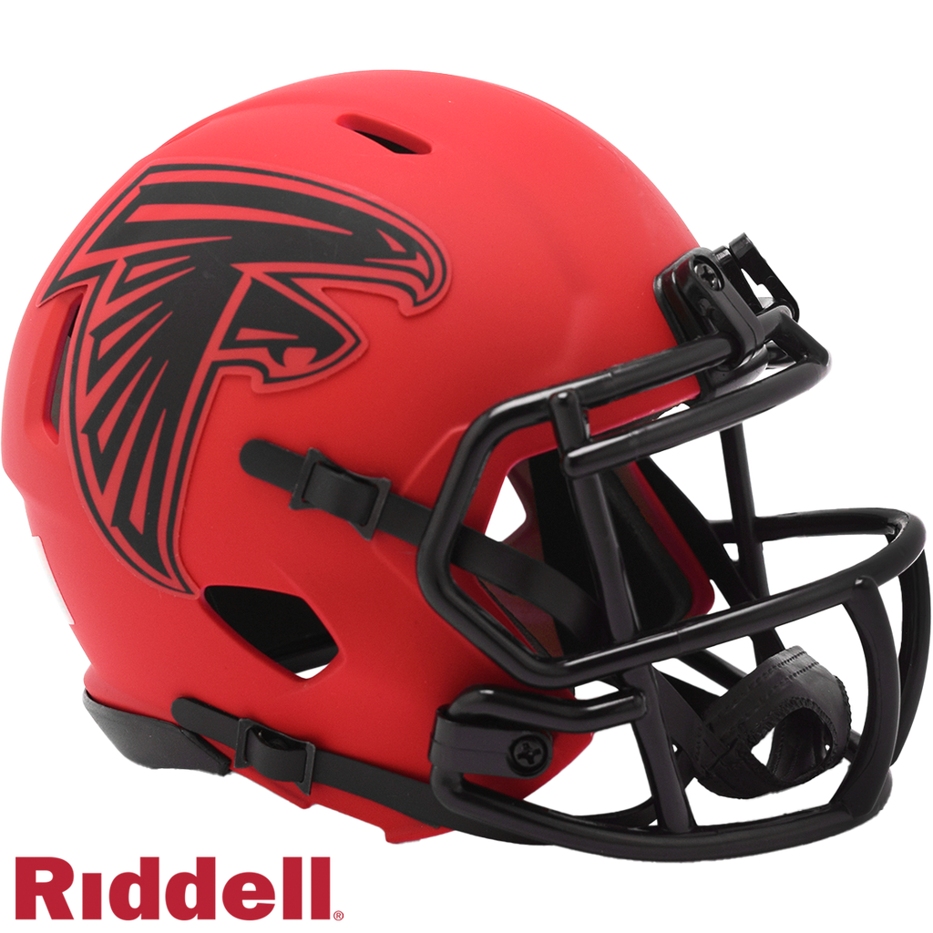 Atlanta Falcons Helmet Riddell Replica Mini Speed Style Rave Alternate - Riddell