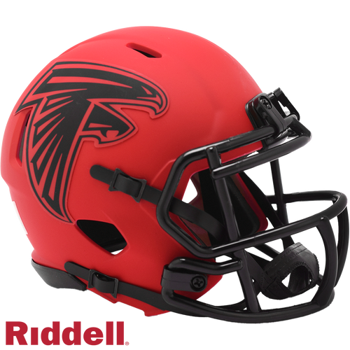 Atlanta Falcons Helmet Riddell Replica Mini Speed Style Rave Alternate - Riddell